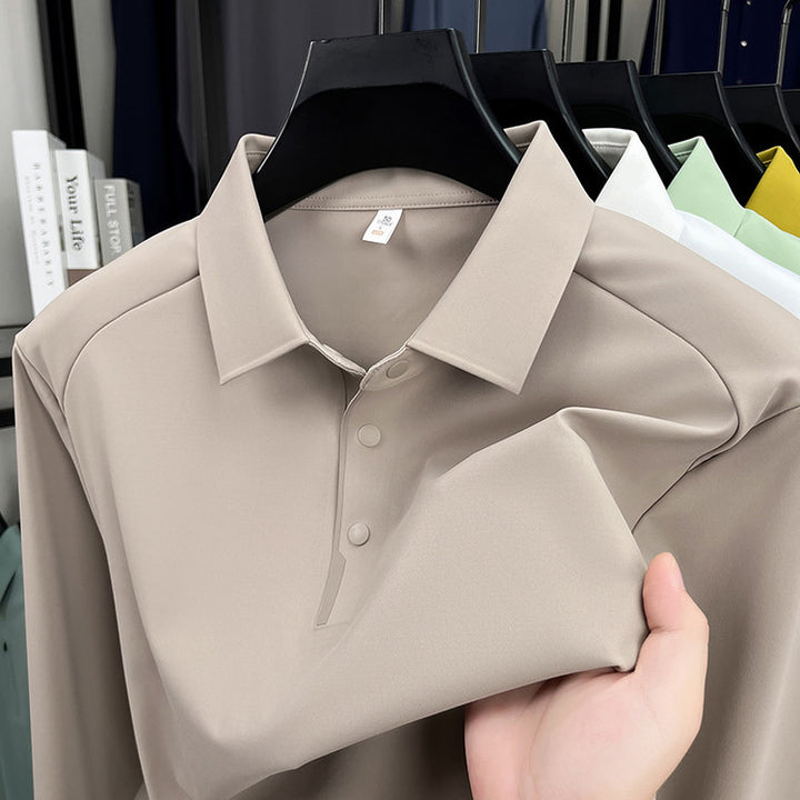 Sporty polo shirt for men with innovative moisture regulation Lune London
