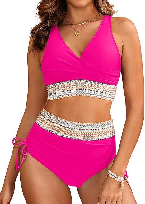 Ladies' bikini set with adjustable belt and elegant top Lune London