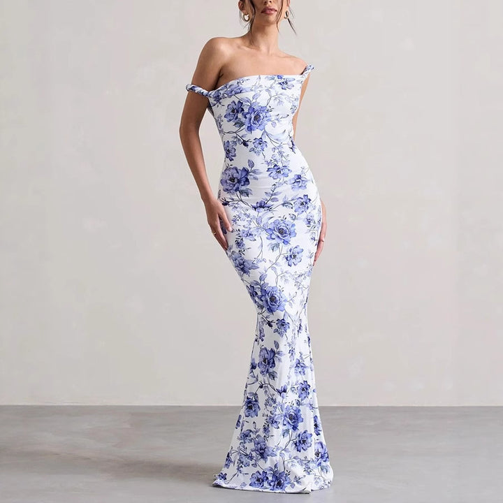 Chic Bodycon Maxi Dress Off-Shoulder for Women