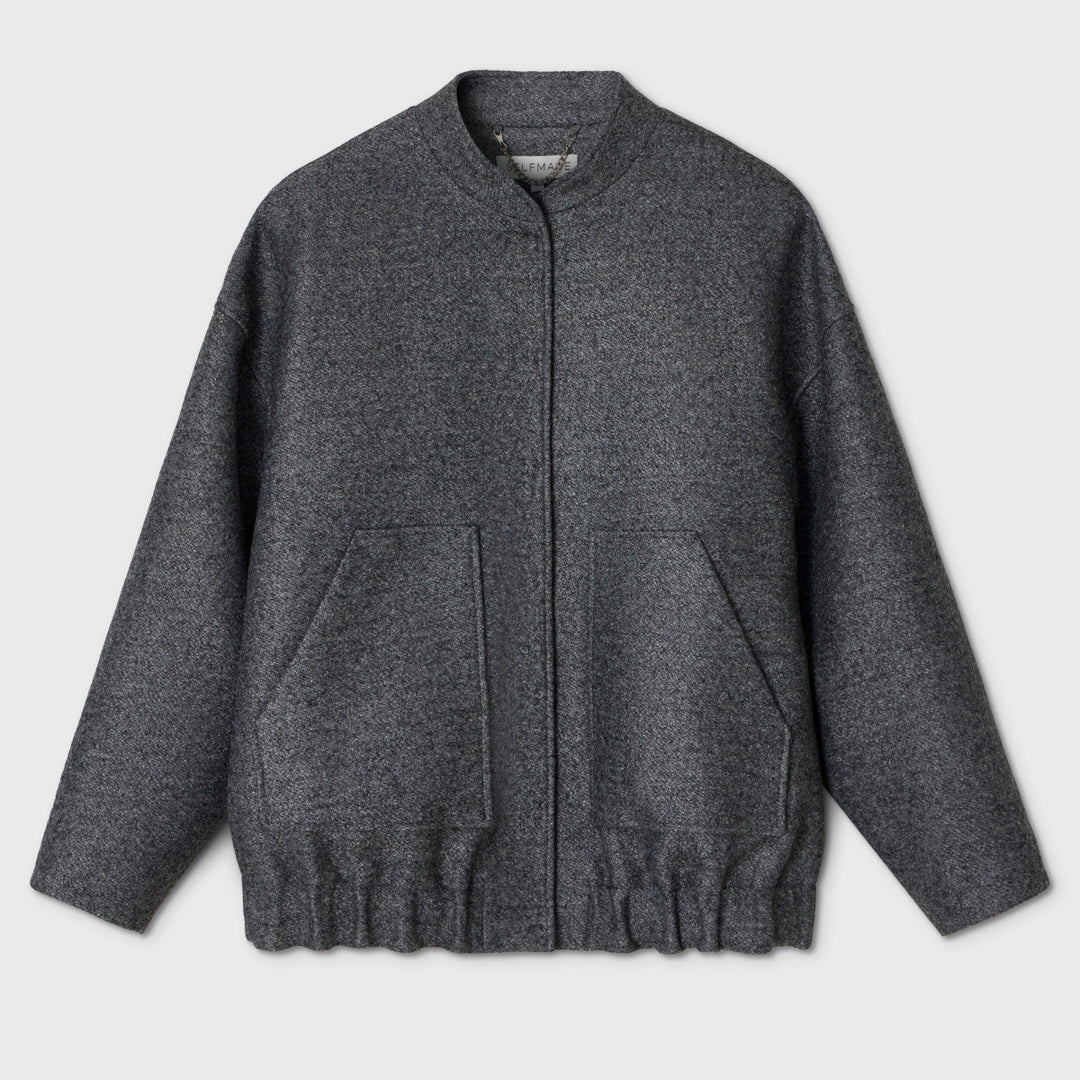 Oversized sporty jacket for women with elegant button details and a relaxed fit Lune London