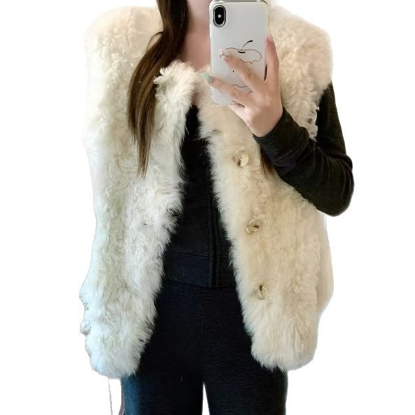 Gilet Doux pour Femmes avec Détails de Boutons Chic & Stil