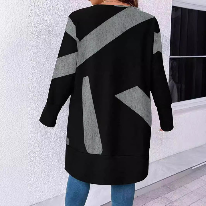 Ladies Oversized Sweater with Graphic Design Lune London