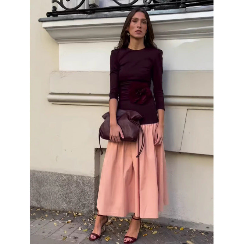 Elegant dress for ladies with contrasting details Lune London