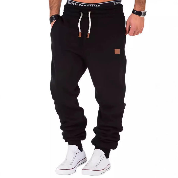 Casual jogger pants for men with elastic waistband and practical pockets Lune London