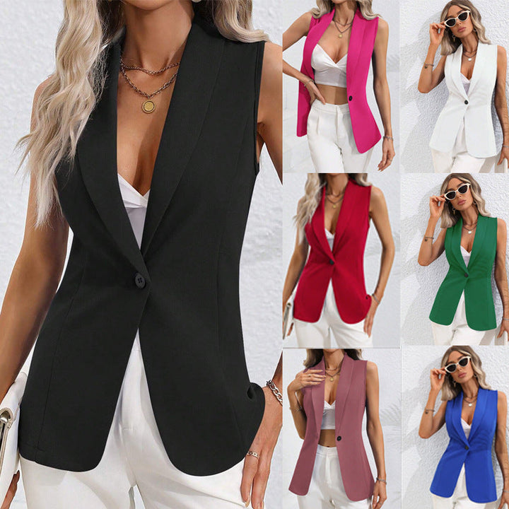 Women sleeveless blazer Lune London
