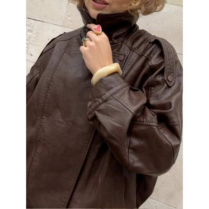 Trendy leather jacket for women with urban style Lune London