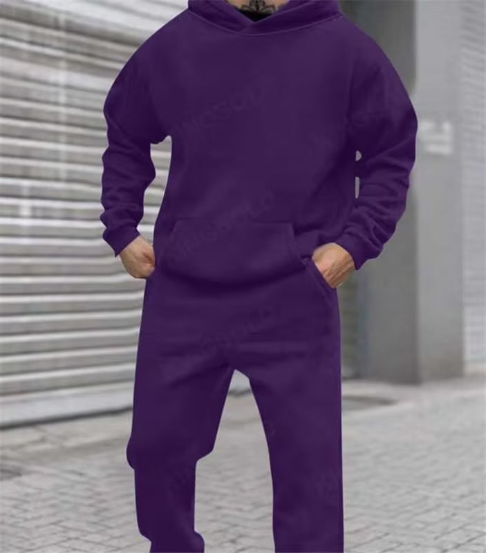 Men's Comfortable Hoodie Suit with Elastic Waistband and Practical Pockets Lune London