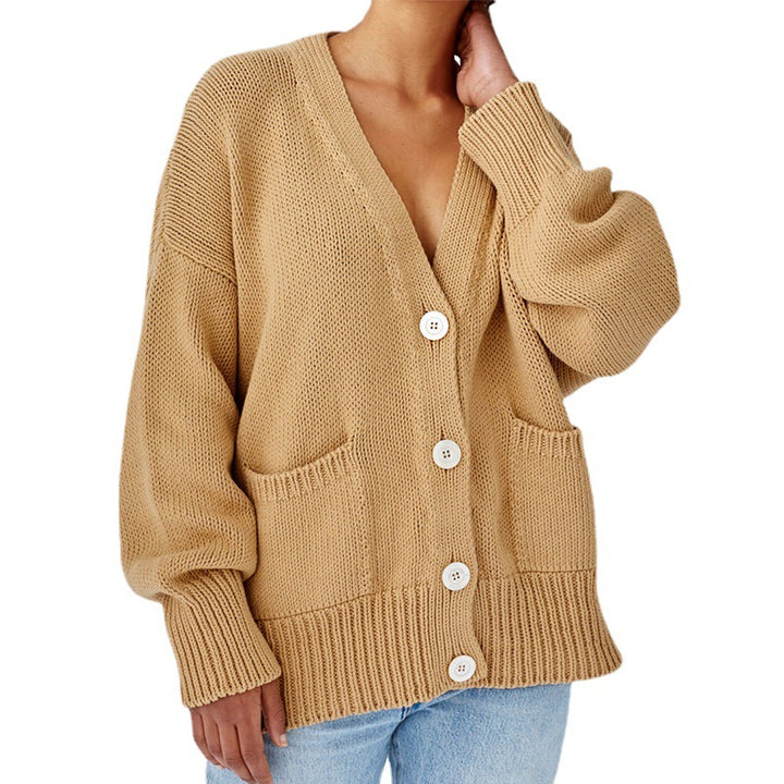 Ladies' Thick Knit Cardigan Lune London