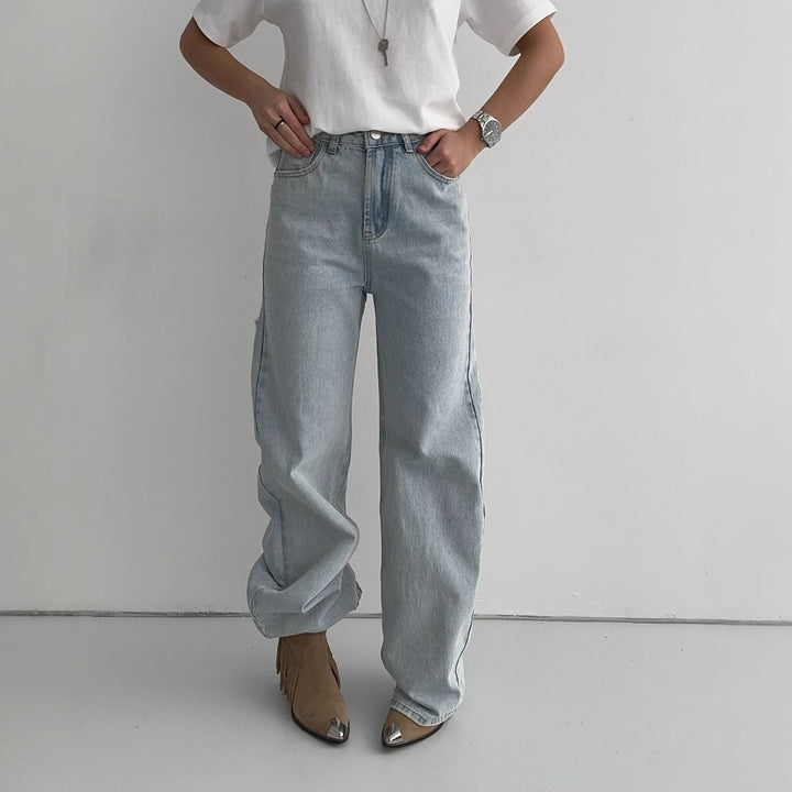 Jean boyfriend pour femmes avec des éléments déchirés tendance Chic & Stil
