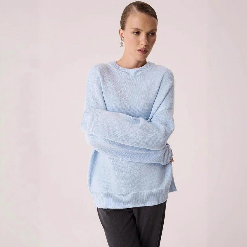 Casual sweater for women in fine cotton Lune London