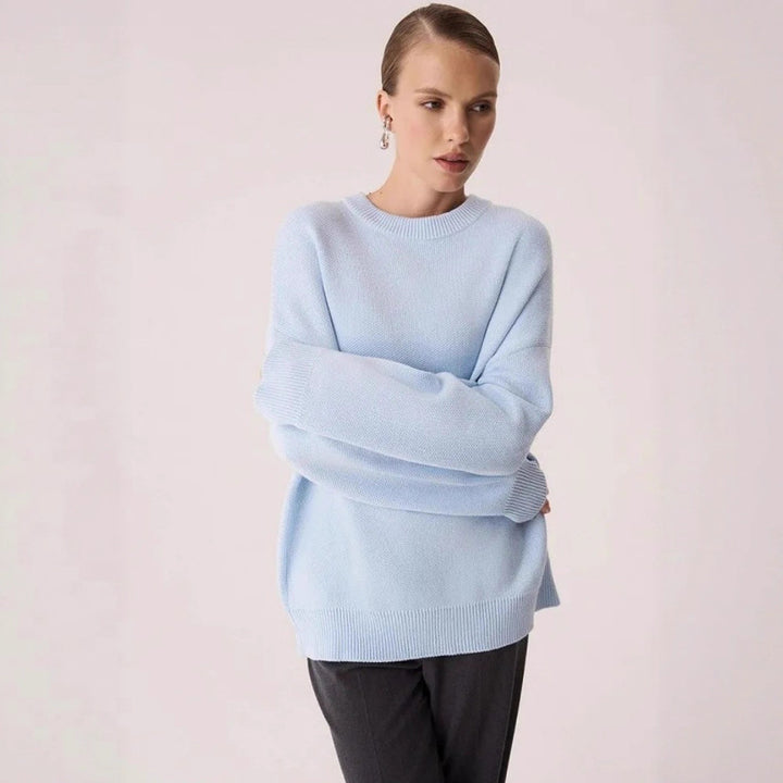 Casual sweater for women in fine cotton Lune London