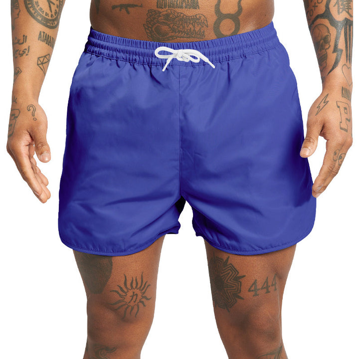Shorts de bain pour hommes avec taille élastique et poches latérales pratiques Lune London