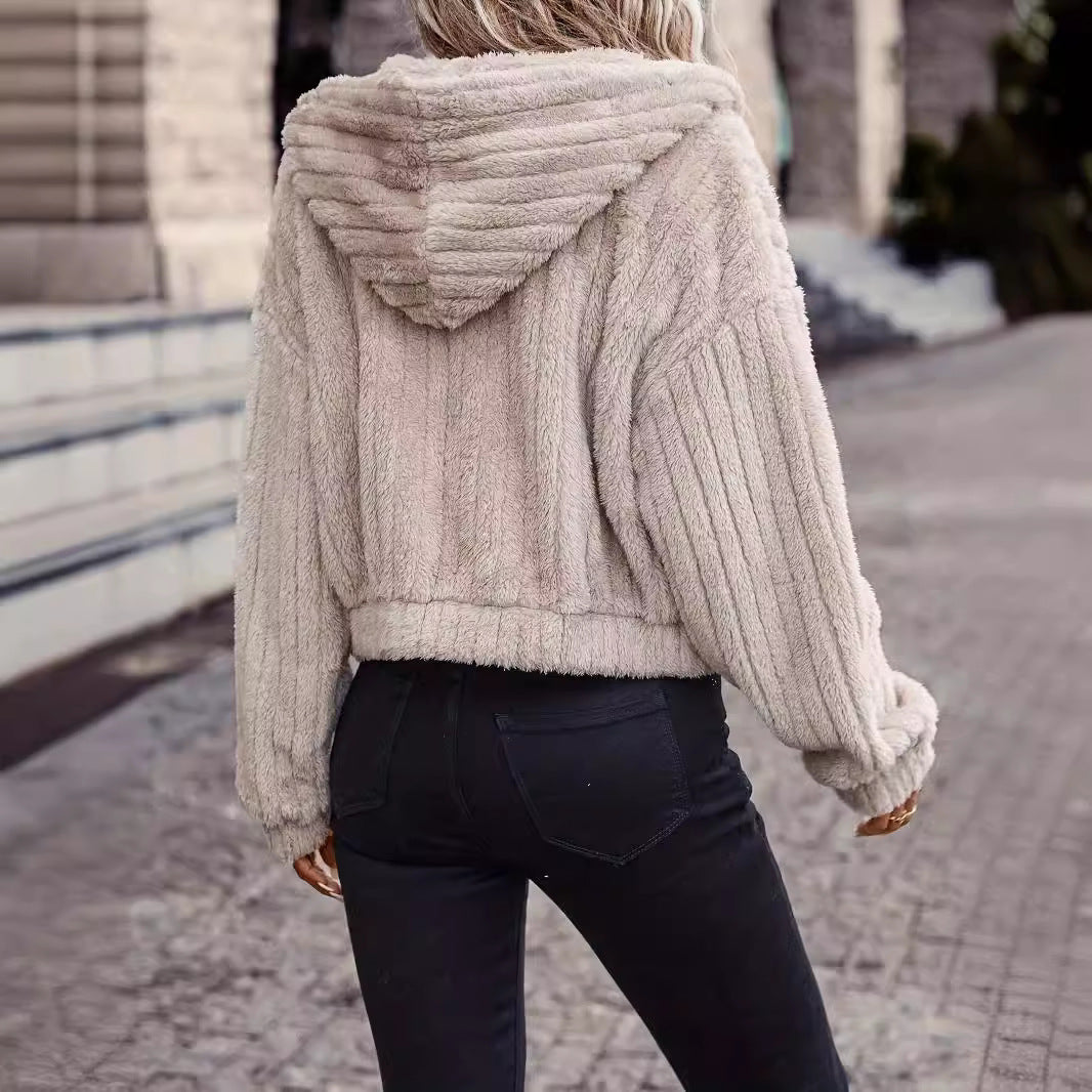 Ladies soft fleece jacket Lune London