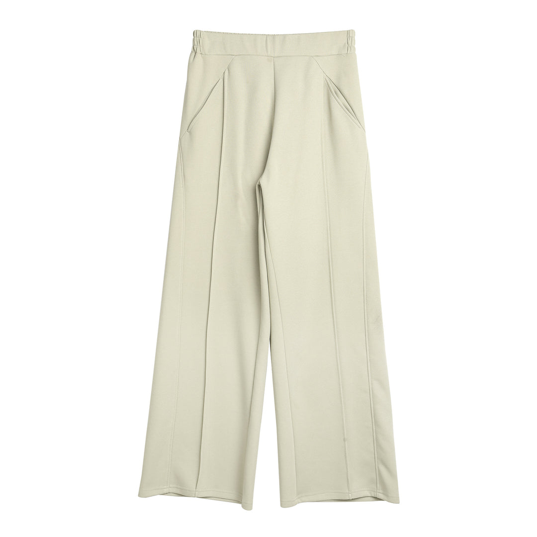 High Waist Culotte with elastic waistband and practical side pockets Lune London