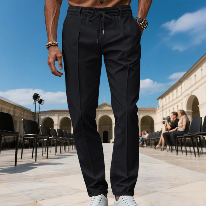 Lune London Elegant leisure pants for men with elastic waistband