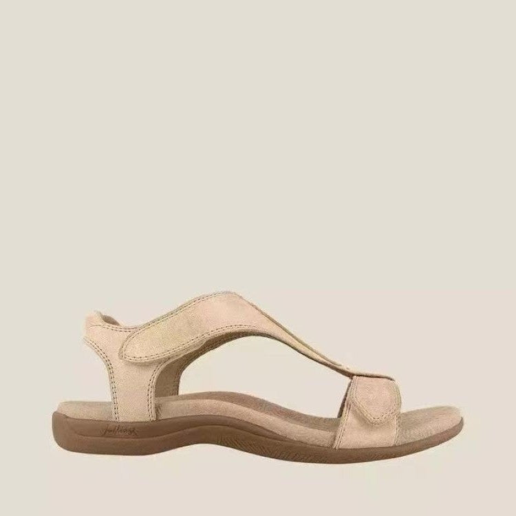 Comfortable flip-flops for women with adjustable straps and an anatomical sole Lune London