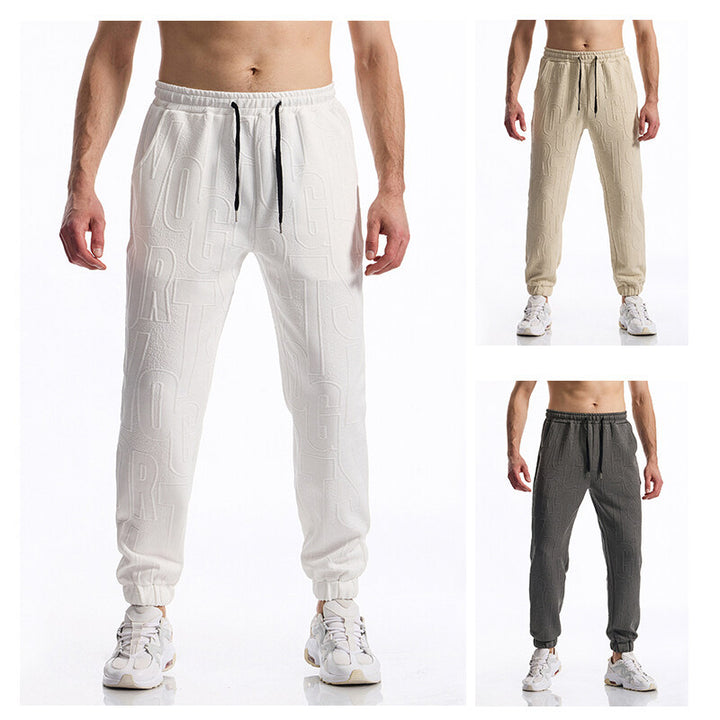 Men's sporty leisure pants with elastic waistband and side pockets Lune London