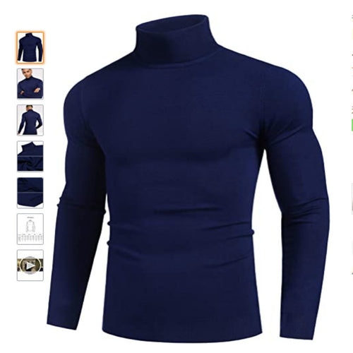 Lune London high-neck pullover for men