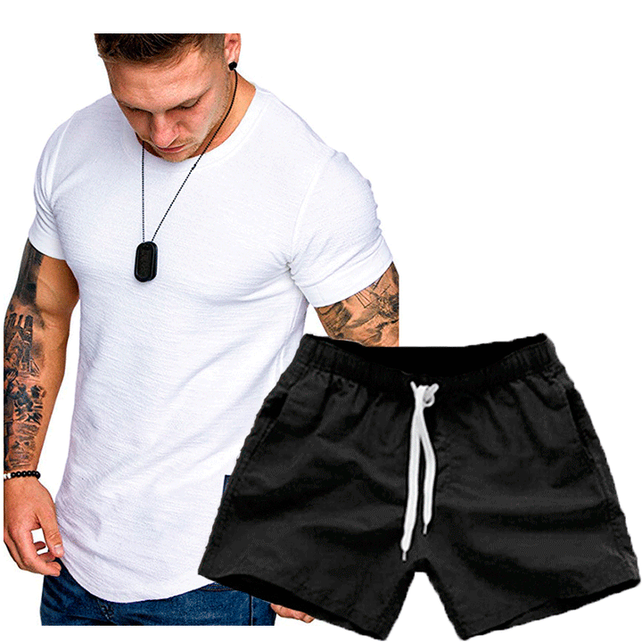 Men's leisure T-shirt and shorts set Lune London
