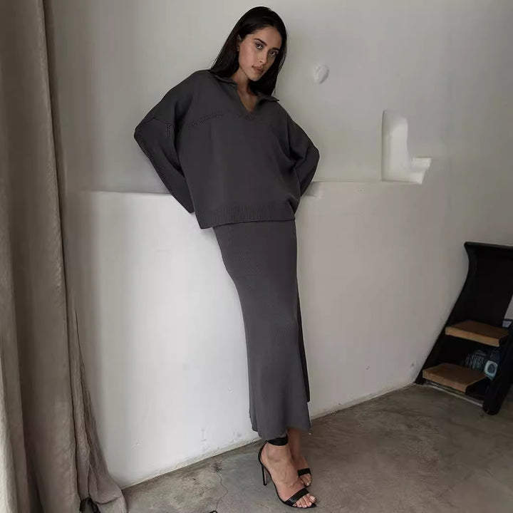 Femme Pull en tricot doux avec motif en dentelle moderne Chic & Stil