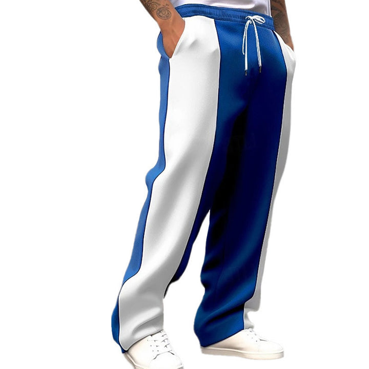 Men's sporty jogger pants with fashionable side design Lune London