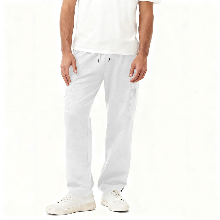 Men's Cargo-Style Leisure Pants with Practical Side Pockets and Elastic Waistband Chic & Stil