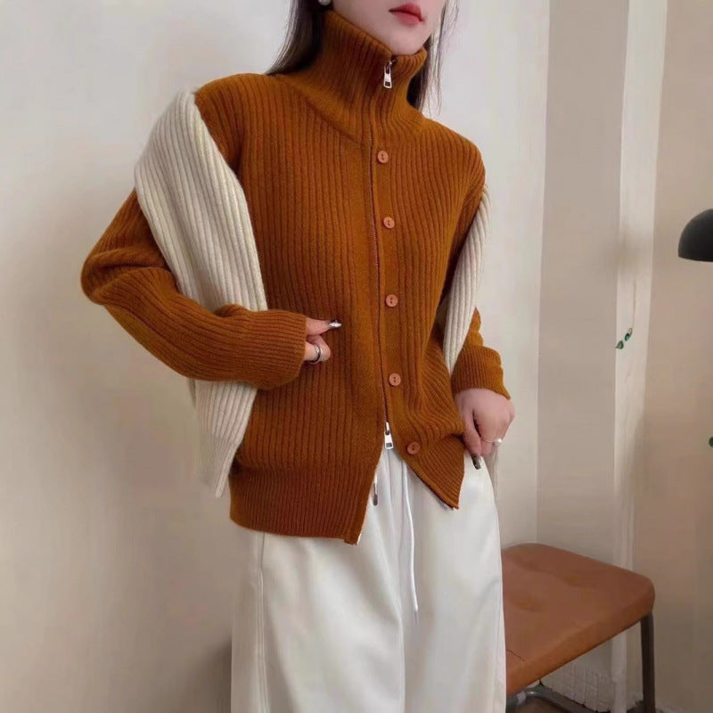 Pull en maille côtelée de haute qualité pour femmes avec design élégant Chic & Stil