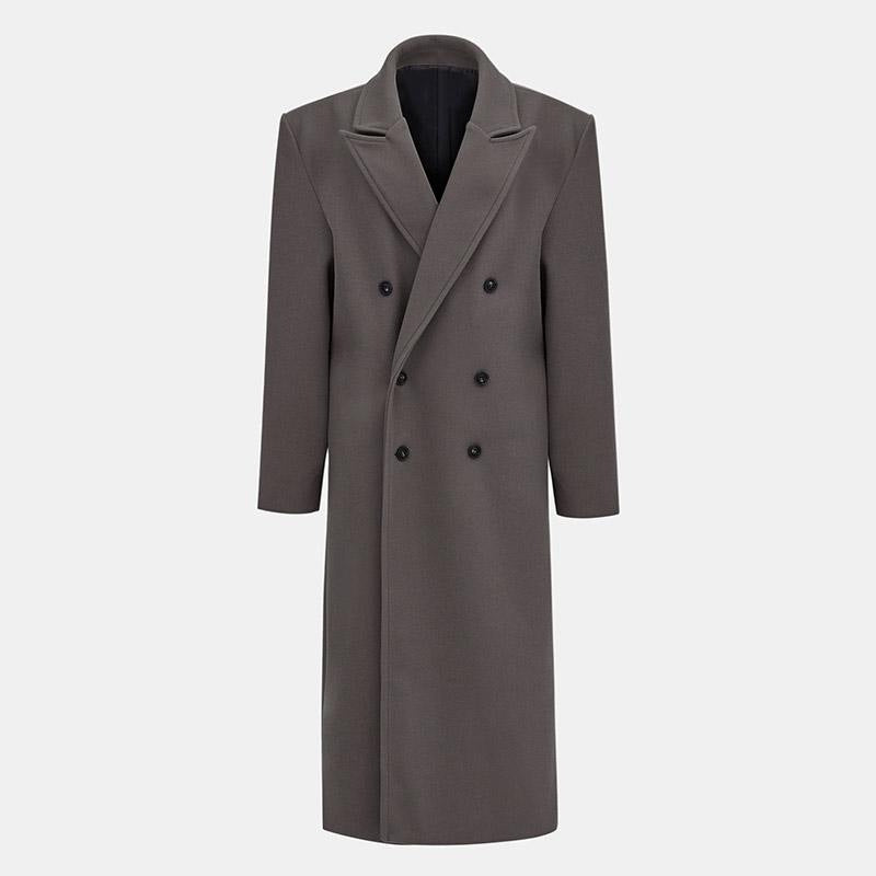 Manteau en laine pour femmes élégant à double boutonnage Chic & Stil