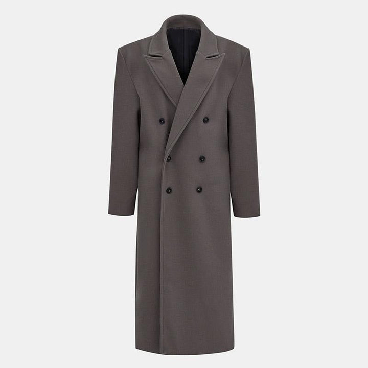 Men's Long Elegant Double-Breasted Lune London
