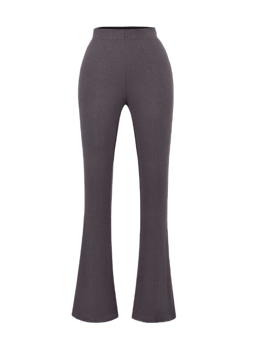 Elegant flared pants for women in high-quality elastic stretch material with high waist Lune London