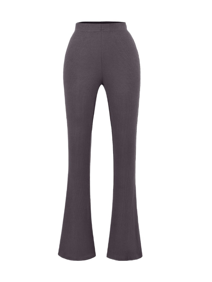 Elegant flared pants for women in high-quality elastic stretch material with high waist Lune London