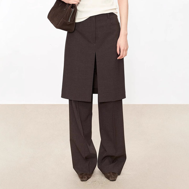 Pantalons de costume larges élégants pour femmes avec design innovant Chic & Stil