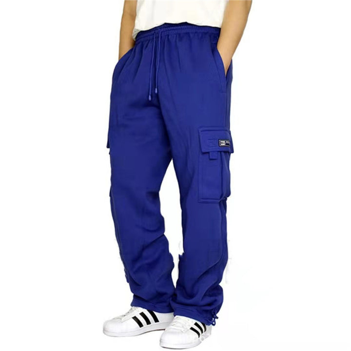 Men's cargo pants with practical pockets and elastic waist Lune London