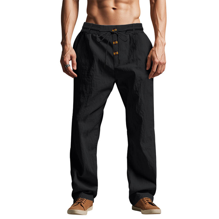 Casual leisure pants for men, comfortable and airy, with a wide cut Lune London