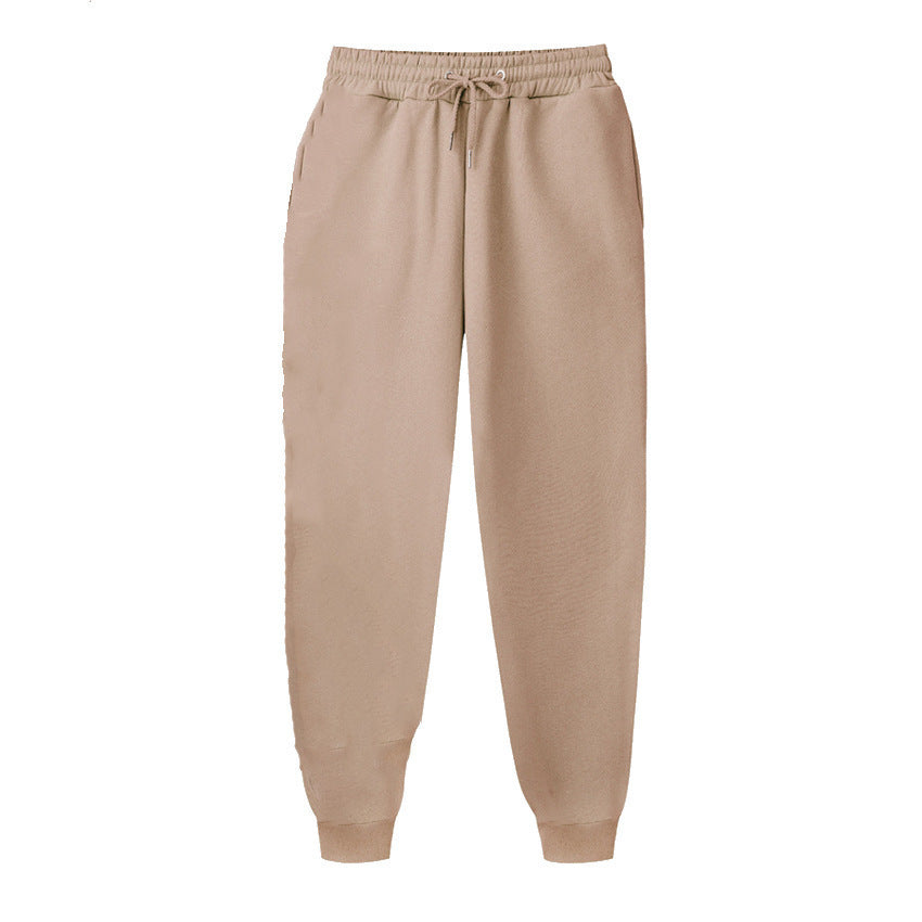 Comfortable training pants for ladies with elastic waistband and side pockets Lune London