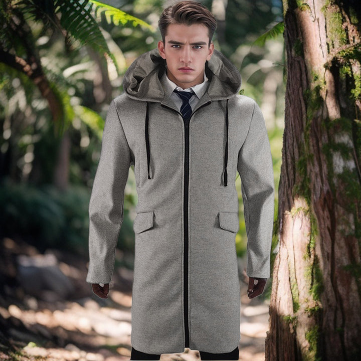 Trendy parka coat for men with removable hood and practical pockets Lune London