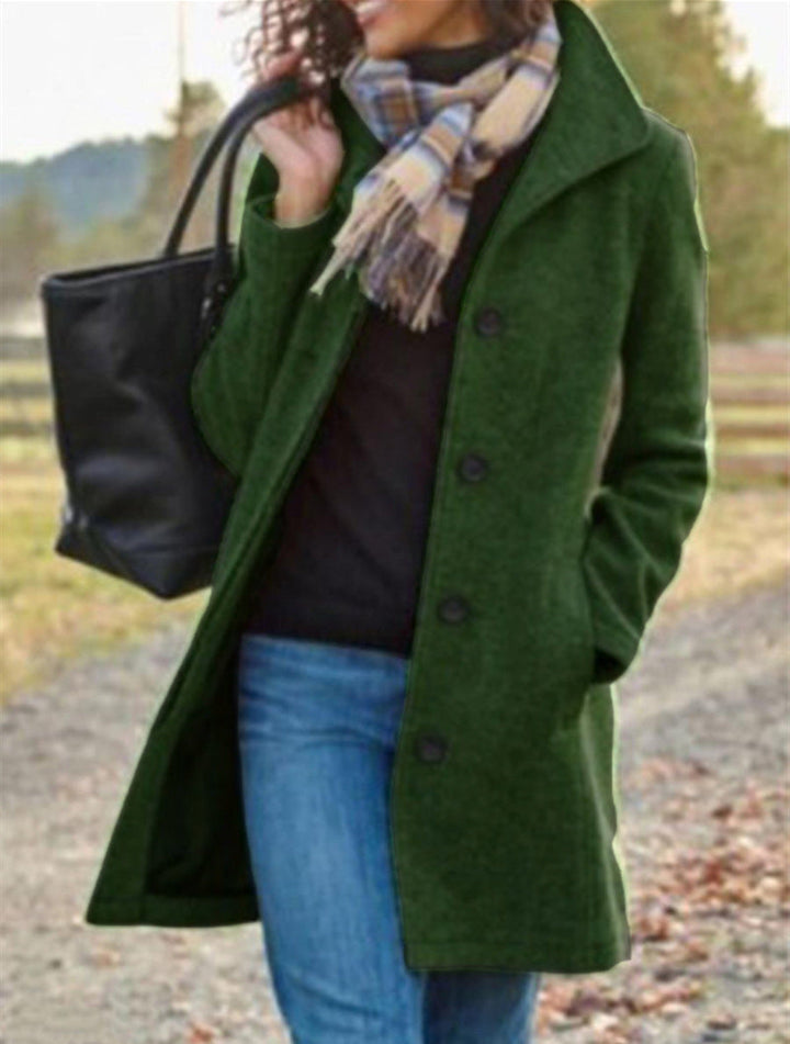 Women's Elegant Wool Coat Lune London