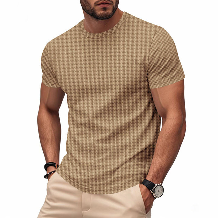 Men's short sleeve breathable T-shirt with stylish zip Lune London