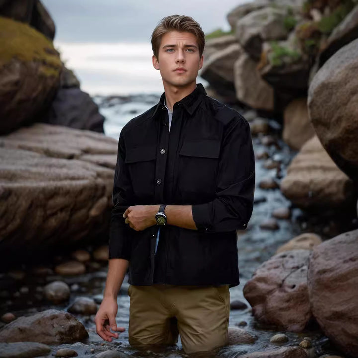 Casual summer jacket for men with wind protection Lune London