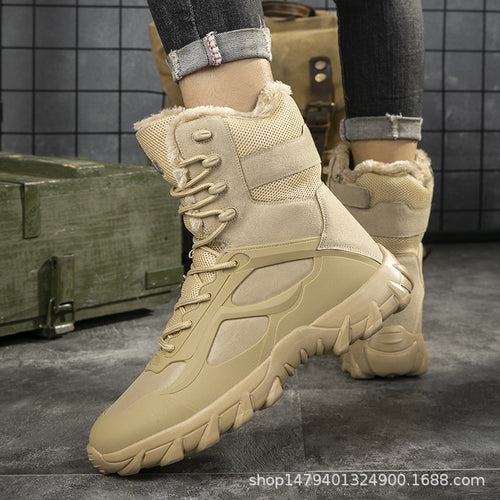 Winter hiking boots for women with insulating fleece lining and non-slip molded sole Lune London