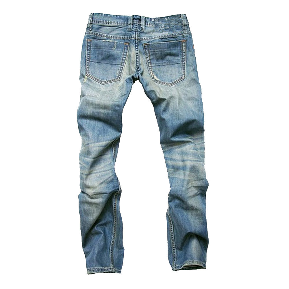 Ripped denim jeans for women with a relaxed fit and an authentic worn look Lune London