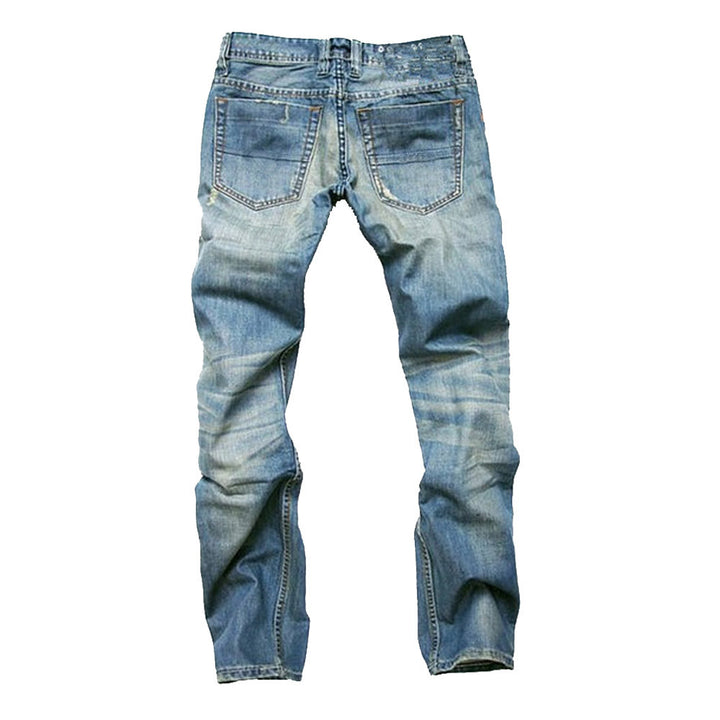 Ripped denim jeans for women with a relaxed fit and an authentic worn look Lune London