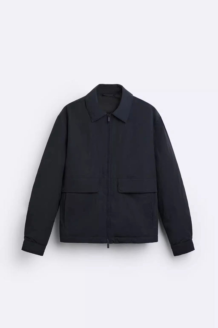 Casual transition jacket for men with practical outer pockets Lune London