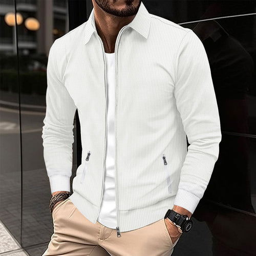 Modern leisure jacket for men with zip and practical side pockets Lune London