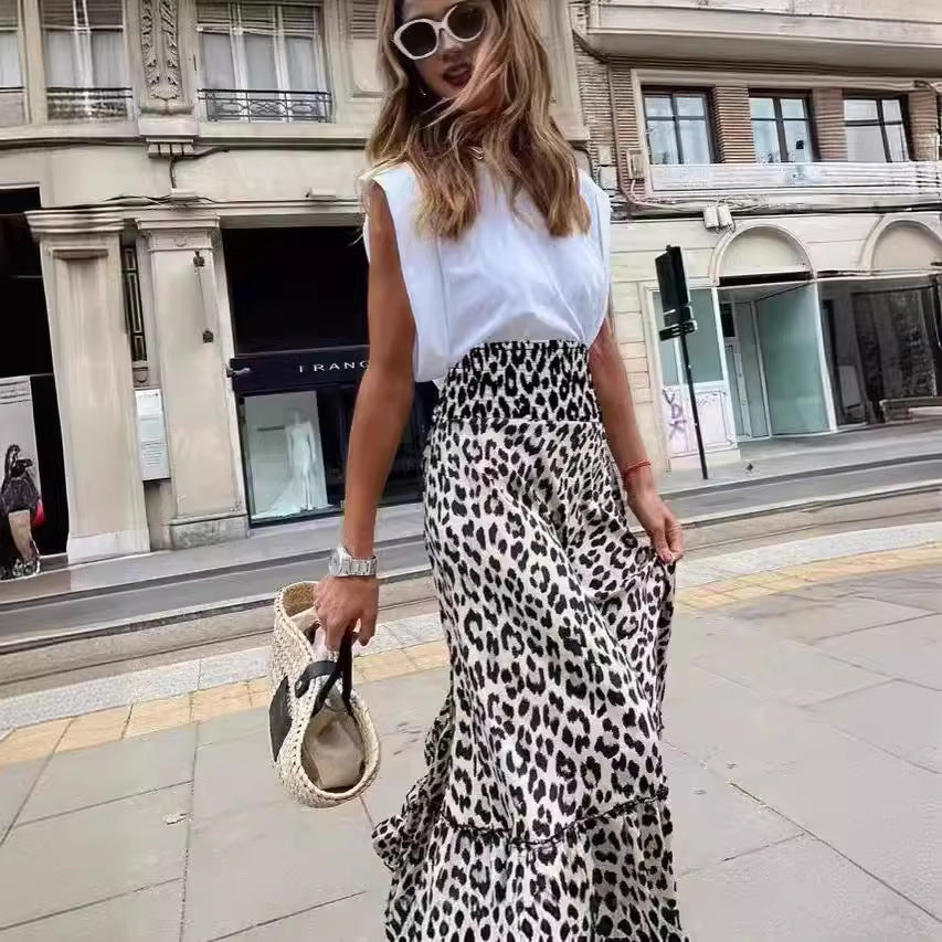 Ladies Elegant Chic Maxi Skirt