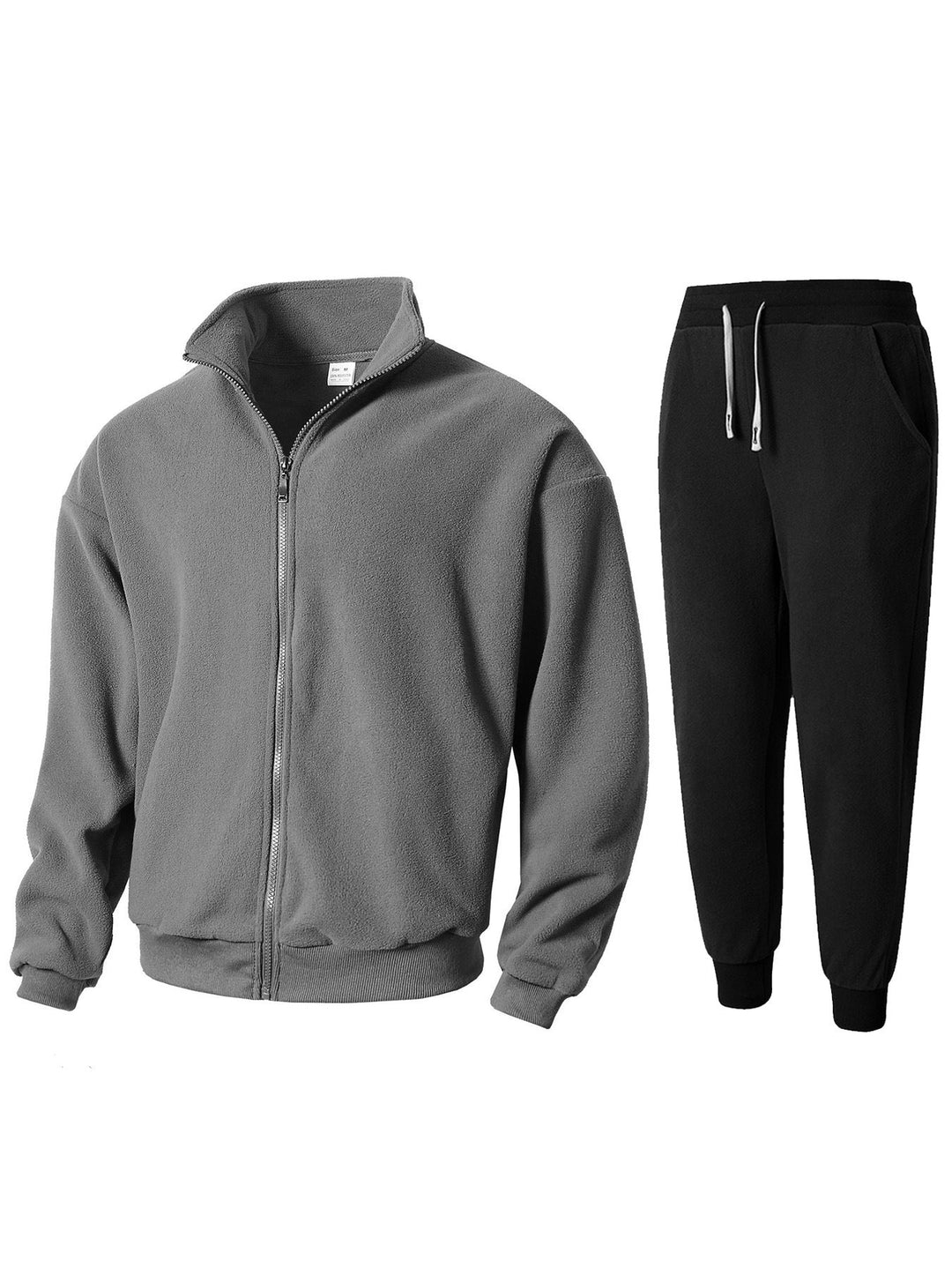 Men's Fleece Relax Suit with High Collar Lune London