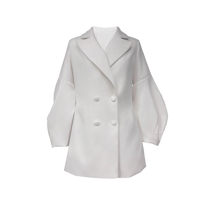 Robe blazer élégante pour femmes à double boutonnage avec manches volumineuses Chic & Stil
