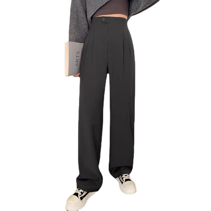High-waisted pleated pants for women Lune London