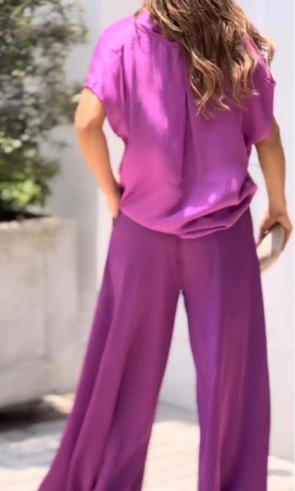 Ladies Fluid Wrap Jumpsuit Lune London