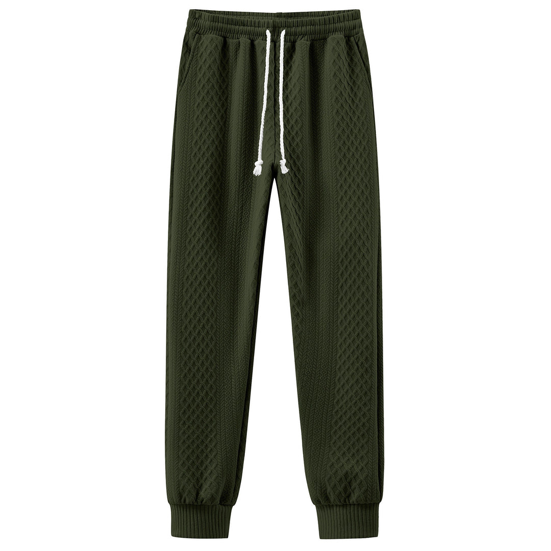Comfortable sweatpants for men with an innovative structured design and an adjustable waist Lune London